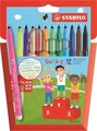 Következő termékkép Száljelölő STABILO Trio A-Z - 12 db-os készlet