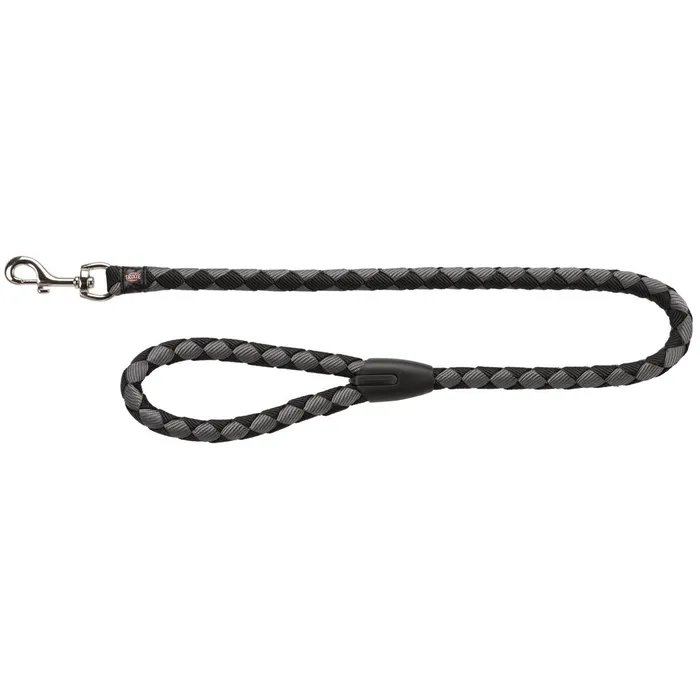 Termék főképe Vodítko CAVO kulaté - černá/stříbrná L-XL:1,00m/18mm