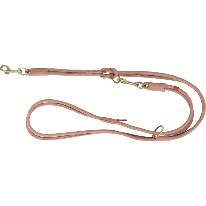 Termék főképe Vodítko PURE kožené kulaté nastavitelné, S: 2 m/ 10 mm, růžová