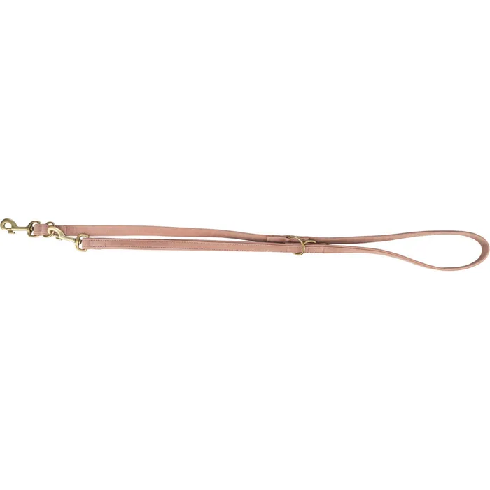 Termék főképe Vodítko PURE kožené nastavitelné, růžováM-L: 2 m/ 20 mm