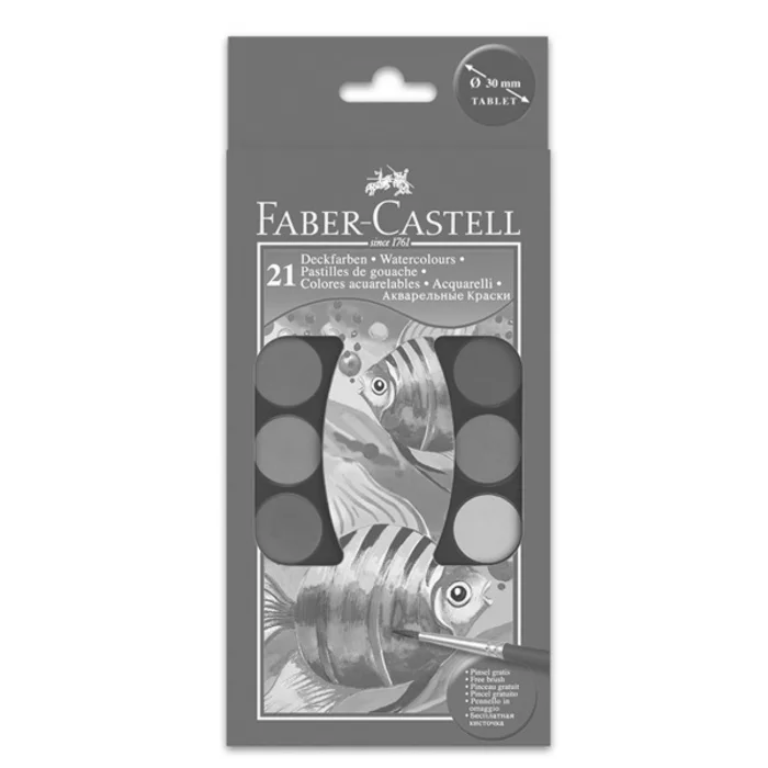 Termék főképe Vodové barvy 30mm, 21 barev Faber Castell
