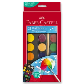 Faber-Castell akvarellkréták 21 színben, 30 mm átmérőben
