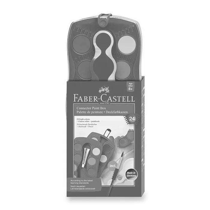 Termék főképe Vodové barvy Faber-Castell Connector 24 barev, průměr 30 mm