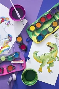 Faber-Castell vízfestékek Connector Dinoszaurusz 13 db