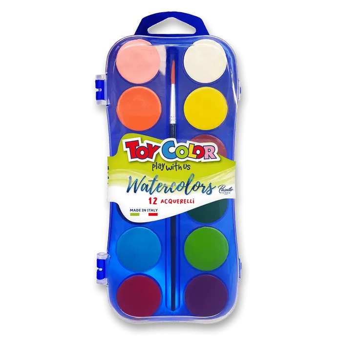 Termék főképe Vodové barvy Pasuto Toy Color - 12 barev, 30 mm