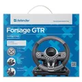 Defender FORSAGE GTR kormány, 12, USB, fekete-szürke, pedállal, Windows 98/2000 / ME / XP / V
