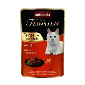 Vom Feinsten Adult FEINES m.Filé - kacsa + pulykafilé, tasak macskáknak 85 g