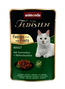 Vom Feinsten Adult FEINES m.Filé - nyúl + csirke filé, zacskó macskáknak 85 g