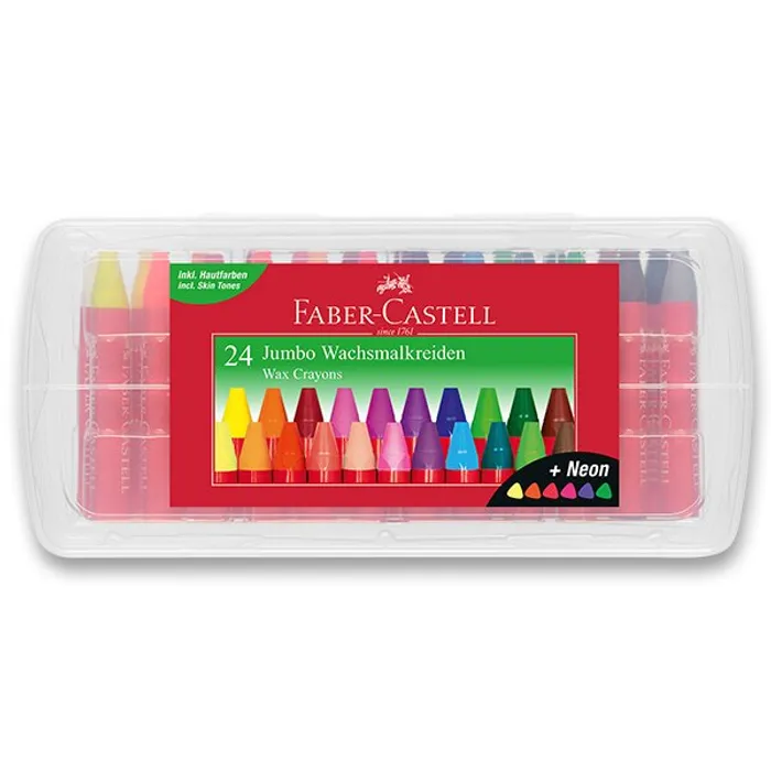 Termék főképe Voskovky Faber-Castell trojhranné Jumbo 24 barev 120034