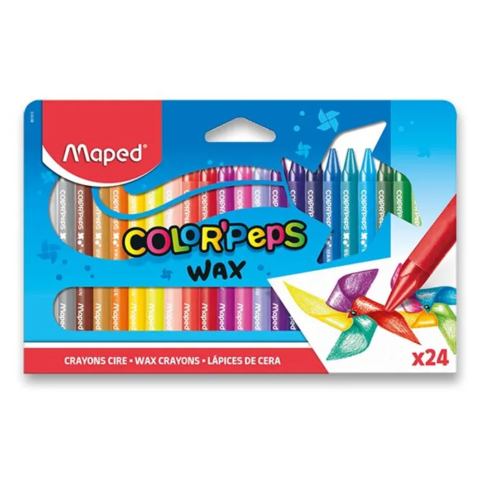Termék főképe Voskovky Maped Color'Peps Wax - 24 barev trojhranné