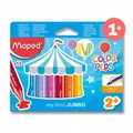 Maped Wax JUMBO, háromszögletű, 12 színben