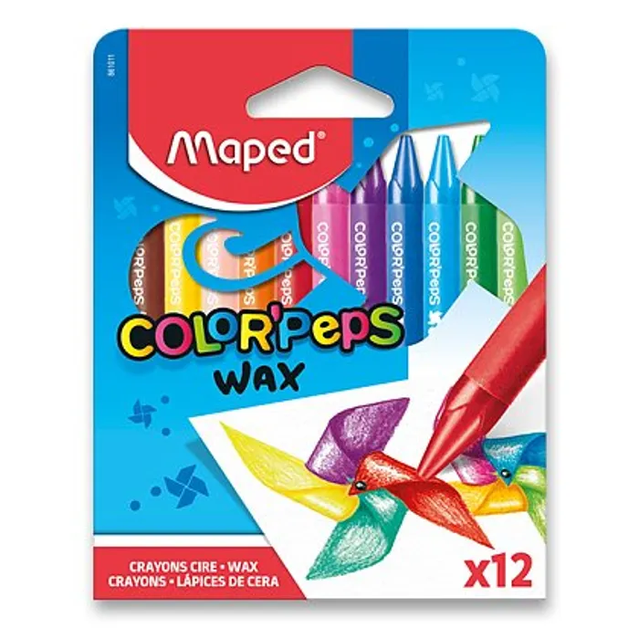 Termék főképe Voskovky Maped Wax, trojhranné 12 barev