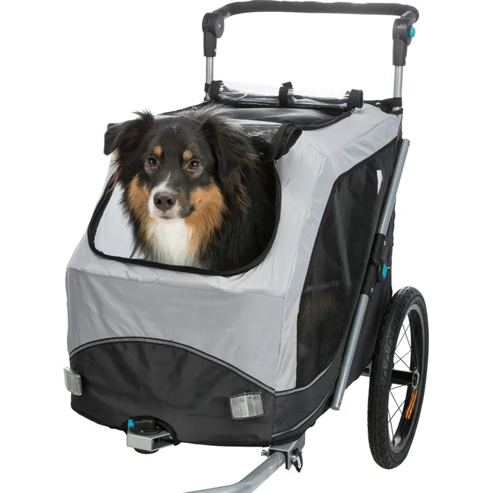 Termék főképe Vozík za kolo s funkcí rychlého skládání M 63 x 95 x 90/132 cm, nosnost max. 22 kg, šedý
