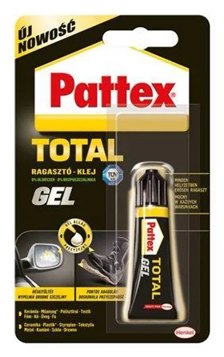 Termék főképe Vteřinové lepidlo "Pattex Total Gel", 8g, HENKEL