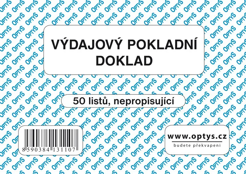 Termék főképe Výdajový doklad A6, jednoduchý, 50 listů 1311