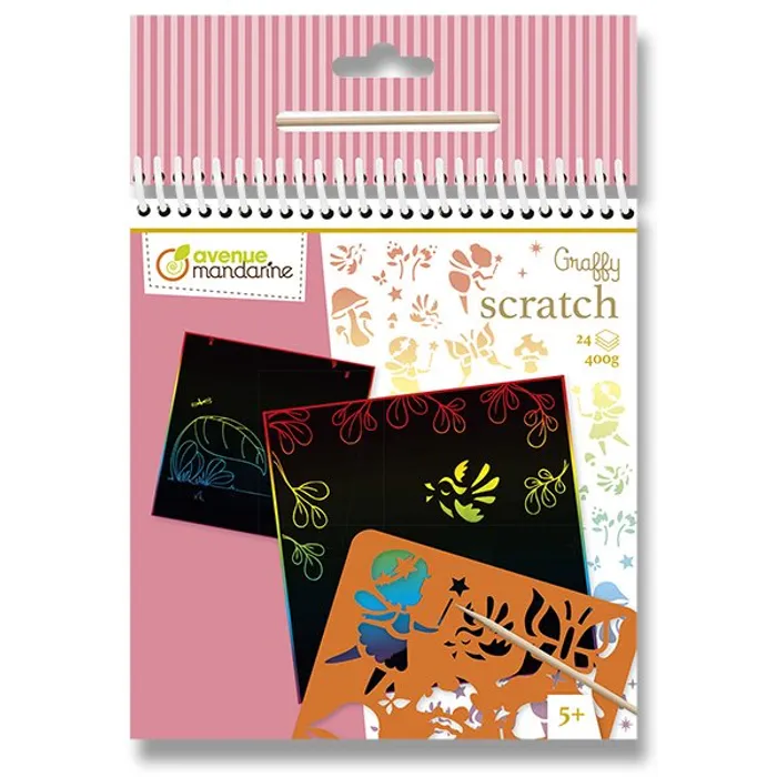 Termék főképe Vyškrabávací obrázky Avenue Mandarine Graffy Scratch Víly