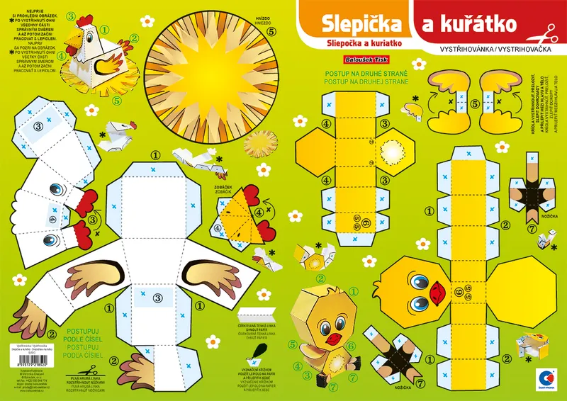 Termék főképe Vystřihovánka - Slepička a kuřátko