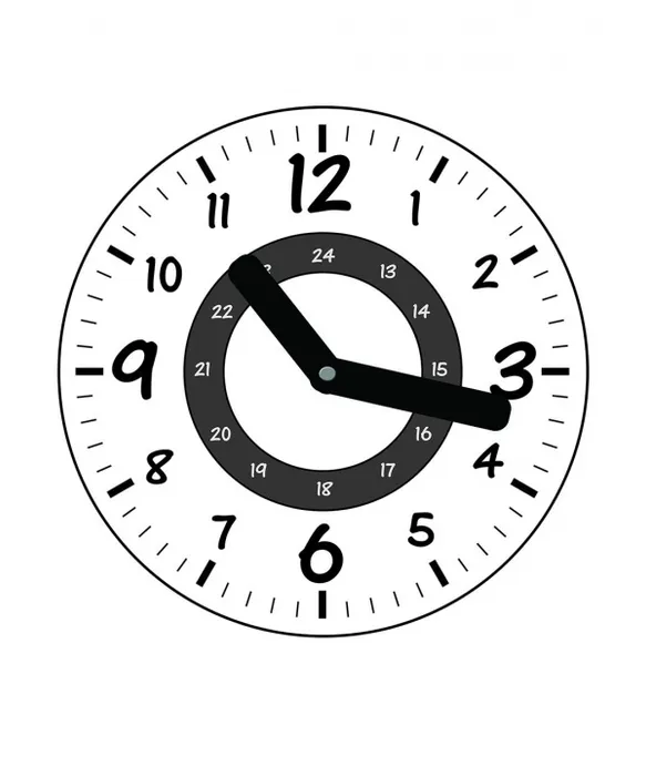 Termék főképe Výukové hodiny bílé