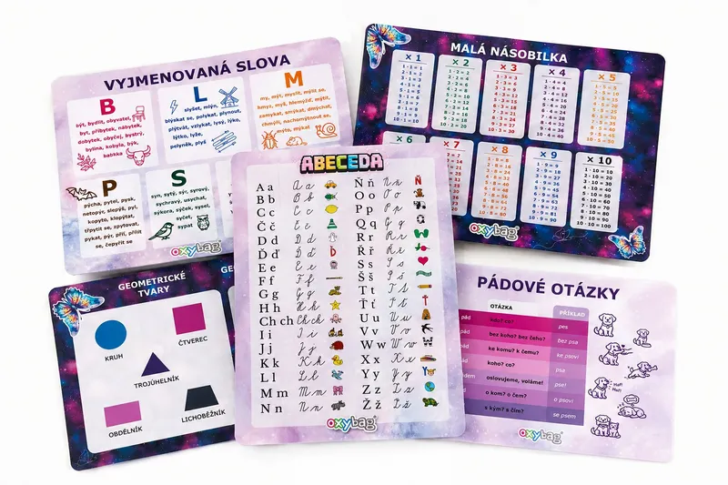 Termék főképe Vzdělávací karty A4 Motýl sada
