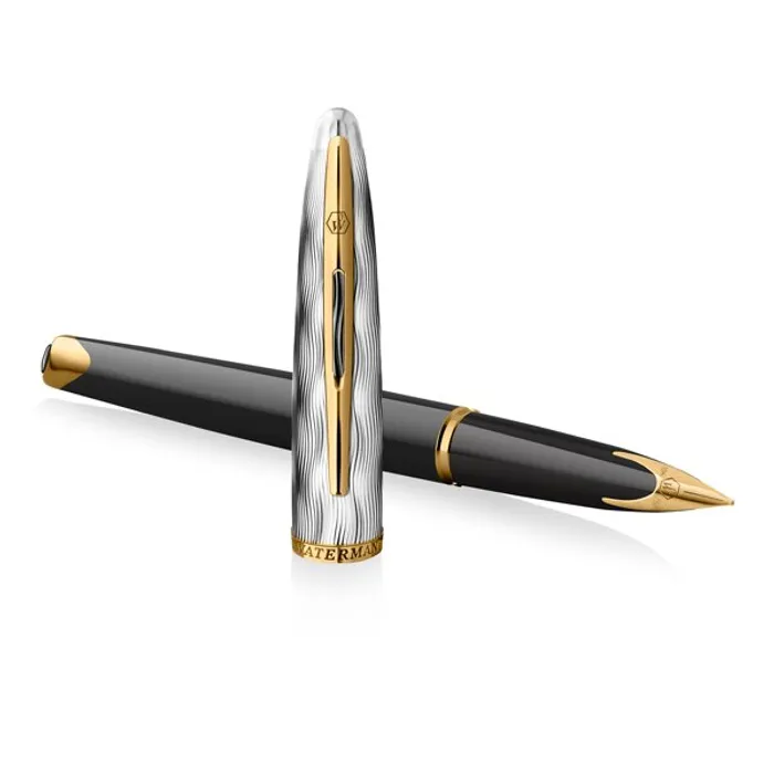 Termék főképe Waterman Carene Reflections of Paris SE DLX Black GT plnicí pero hrot F