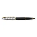 Waterman Carene Reflections of Paris SE DLX Black GT töltőtoll F hegyű