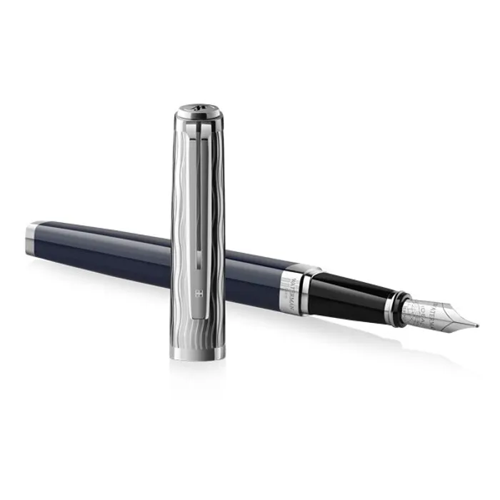 Termék főképe Waterman Exception Made in France DLX Blue CT plnicí pero hrot F