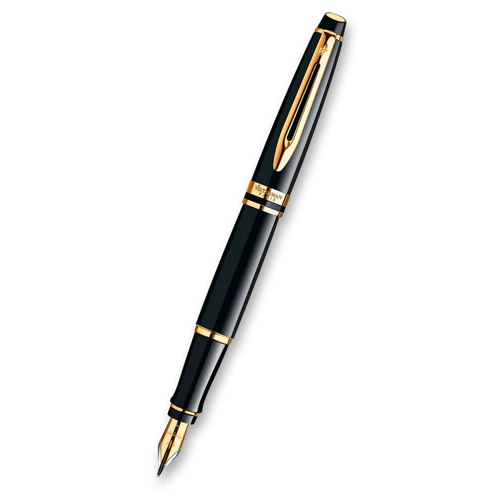 Termék főképe Waterman Expert Black Lacquer GT hrot M
