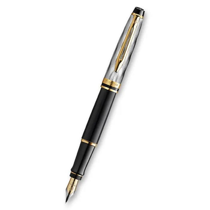 Termék főképe Waterman Expert Deluxe Black GT sada plnicí pero a pouzdro