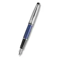 Waterman Expert Deluxe Metallic Blue CT töltőtoll F hegyű