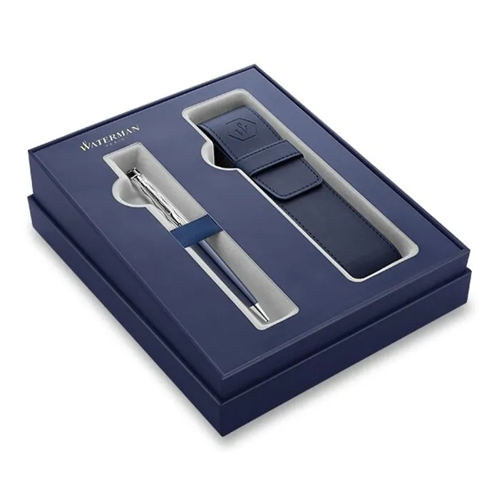 Termék főképe Waterman Expert Made in France DLX Blue CT kuličková tužka, dárková kazeta s pouzdrem