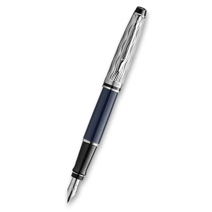 Termék főképe Waterman Expert Made in France DLX Blue CT plnicí pero hrot F