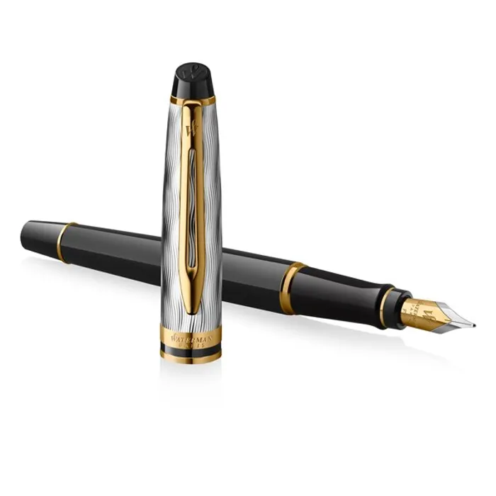 Termék főképe Waterman Expert Reflections of Paris SE DLX Black GT plnicí pero, hrot M