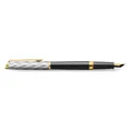 Waterman Hémisphére Reflections of Paris SE DLX Black GT töltőtoll, M hegy