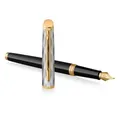Waterman Hémisphére Reflections of Paris SE DLX Black GT töltőtoll, M hegy