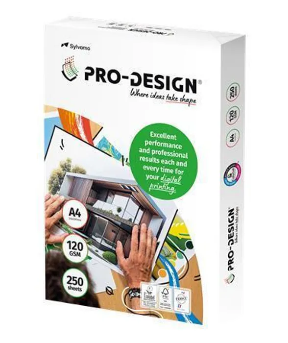 Termék főképe Xerografický papír, pro digitální tisk, A4, 120g, PRO-DESIGN [250 listů]