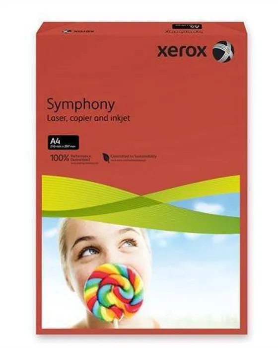 Termék főképe Xerografický papír "Symphony", tmavě červená, A4, 80g, XEROX