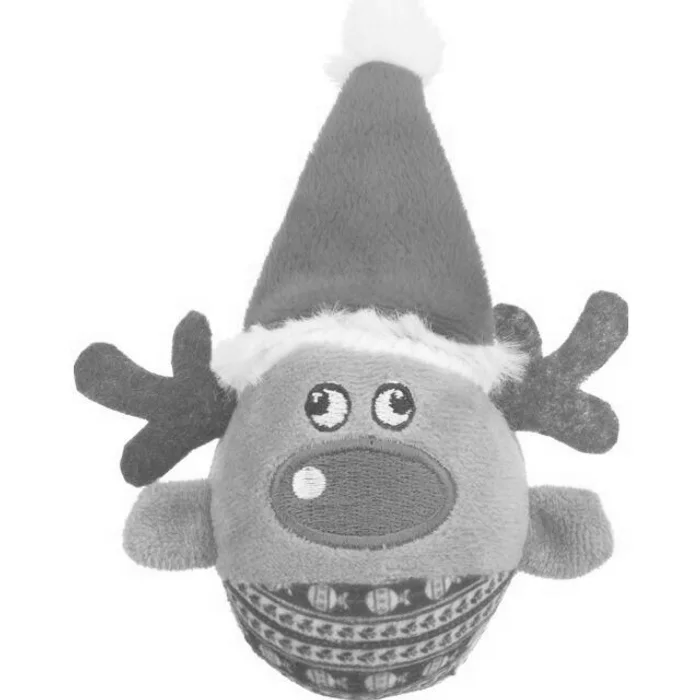 Termék főképe Xmas REINDEER - vánoční plyšový míček sob, chrastící, 6 x 12 cm