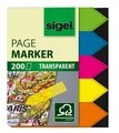 Könyvjelzők, 5x40 kártya, 12x45 mm SIGEL "nyilak", színkeverék