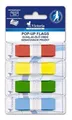 Könyvjelzők magazinnal, 4x36 levél, 43x12,5 mm, VICTORIA, vegyes színek