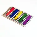 Következő termékkép Könyvjelzők tárral, 5x20 lap, 11,9x43,2 mm, nyíl alakú, vegyes színek, 3M POSTIT