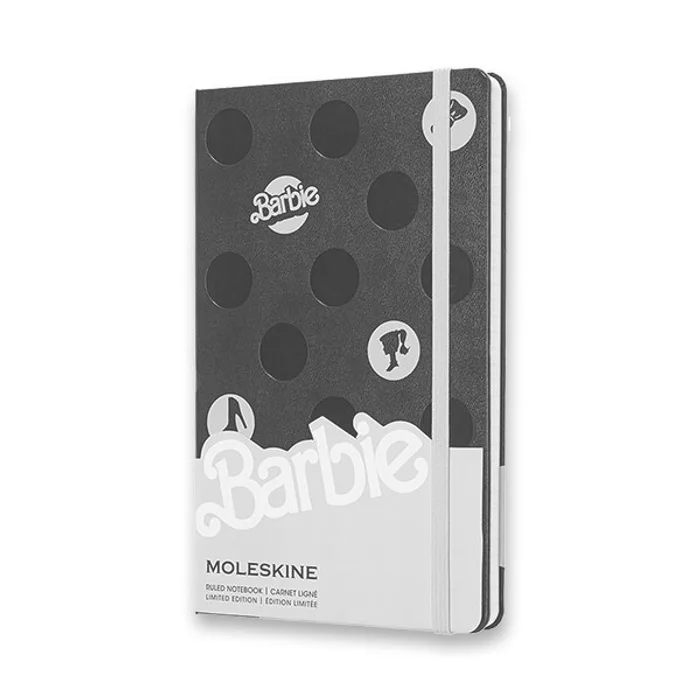 Termék főképe Zápisník Moleskine Barbie - tvrdé desky L, linkovaný, Puntíky