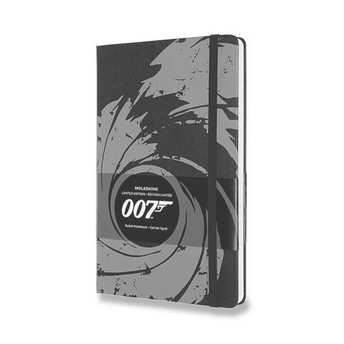 Termék főképe Zápisník Moleskine James Bond - tvrdé desky L, linkovaný, černý