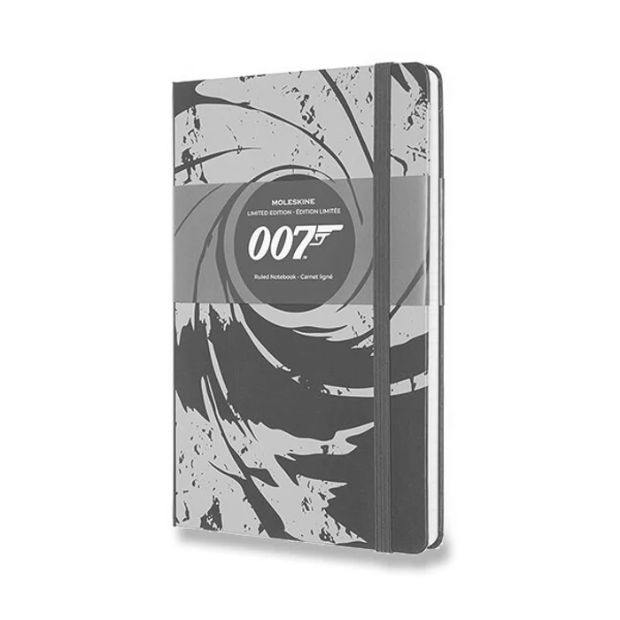 Termék főképe Zápisník Moleskine James Bond - tvrdé desky L, linkovaný, modrý