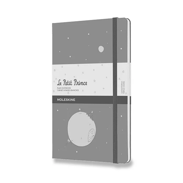 Termék főképe Zápisník Moleskine Le Petit Prince - tvrdé desky L, čistý, šedý