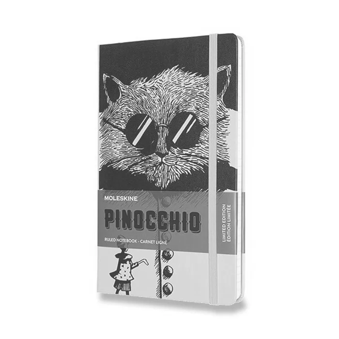 Termék főképe Zápisník Moleskine Pinocchio - tvrdé desky L, linkovaný, černý