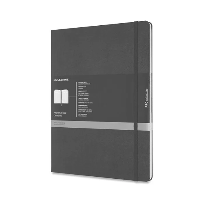Termék főképe Zápisník Moleskine Professional - tvrdé desky černý