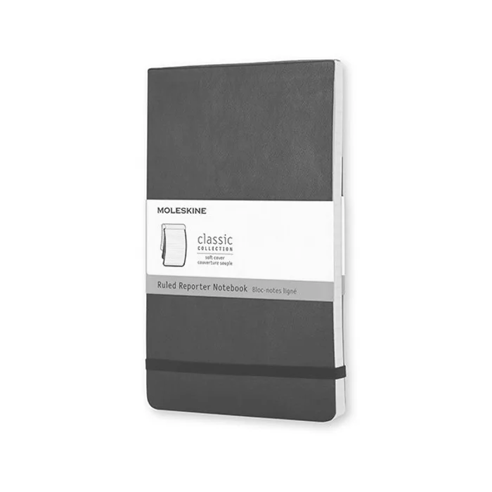 Termék főképe Zápisník Moleskine Reporter - měkké desky L, linkovaný, černý