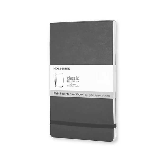 Termék főképe Zápisník Moleskine Reporter - měkké desky S, čistý, černý