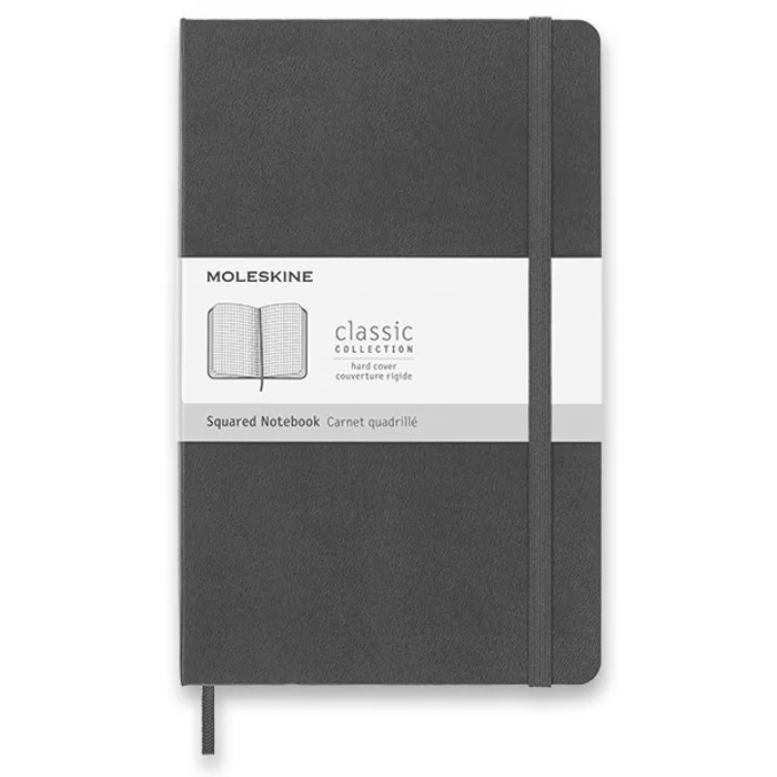 Termék főképe Zápisník Moleskine - tvrdé desky L, čtverečkovaný, výběr barev tm. modrý
