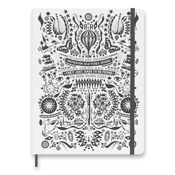 Termék főképe Zápisník Moleskine Uni Lorenzo Petrantoni, tvrdé desky XL, linkovaný